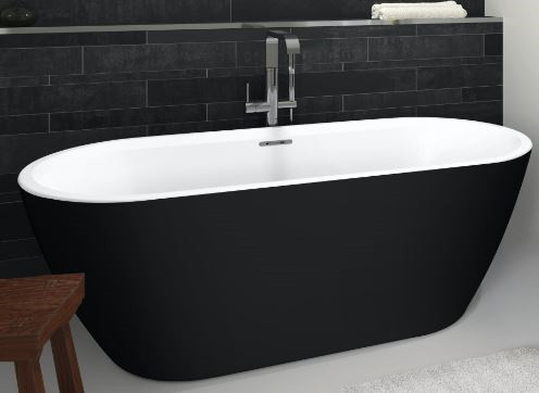 Акриловая ванна Riho Inspire 160 velvet - CHROM 