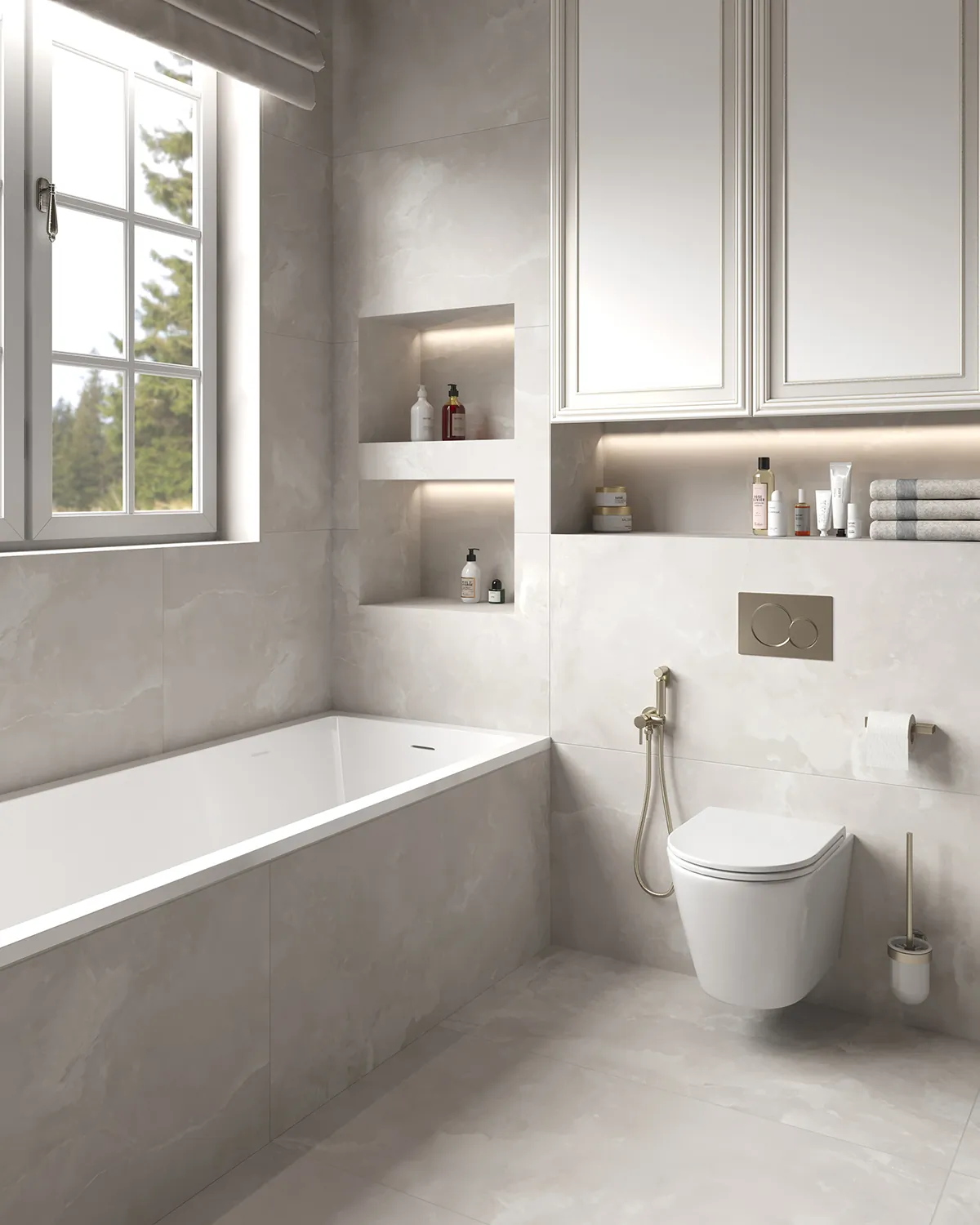 Керамогранит Iberia Bianco Carving Satin 60х120 (2 шт.в уп)