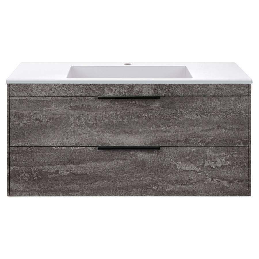 База под раковину Chiara 2D 1000 подвесная, 2 выкатных ящика soft-close, G.Stone
