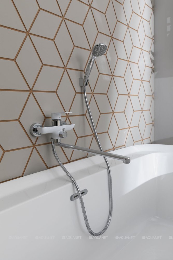 Смеситель для ванны с душем Aquanet Arctic AF520-21СW
