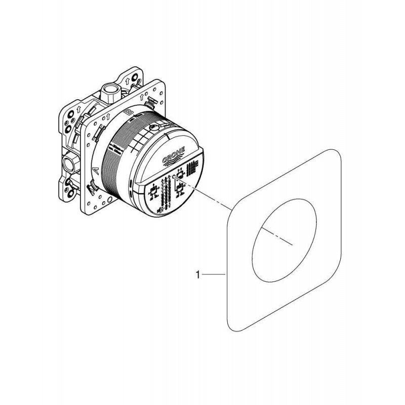 Скрытая часть Grohe Rapido SmartBox 35600000