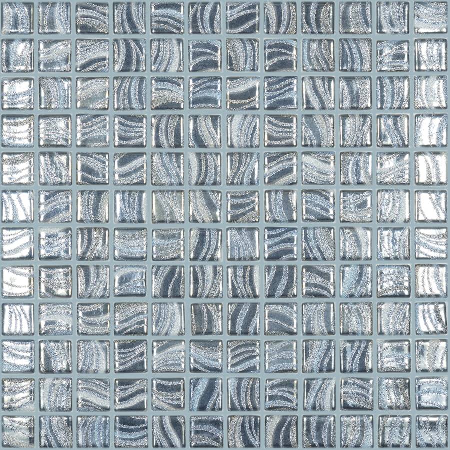 Стеклянная мозаика 7800 Glitter Blue 25x25, Glitter