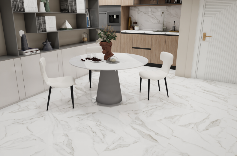 Duna/Velsaa - Керамогранит - Statuario Eva 60 Satin - 60х60 см 