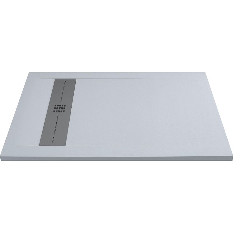 Душевой поддон Allen Brau Infinity 90x90 8.21001-21 белый камень
