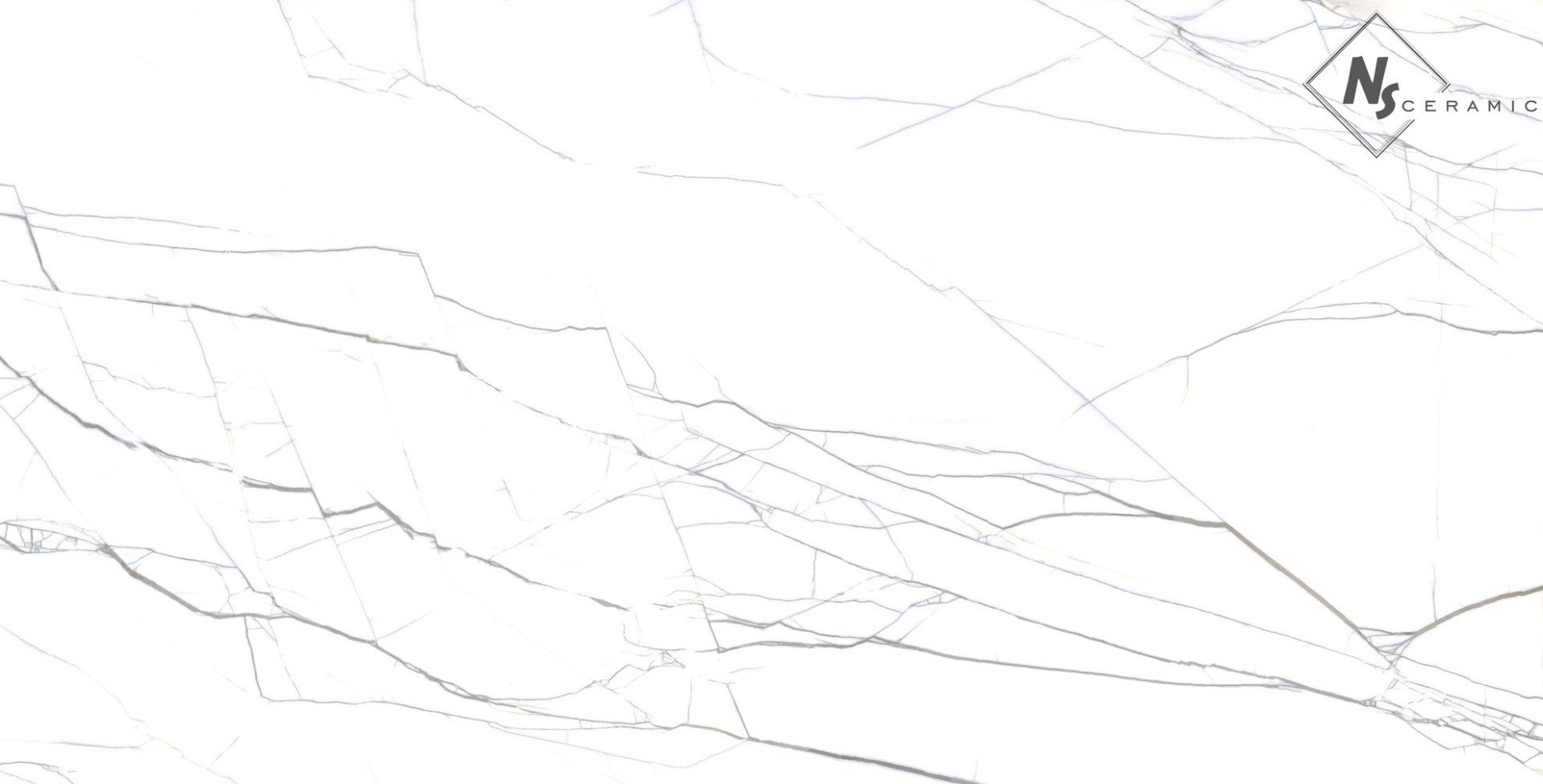 NS Ceramic Керамогранит с Эффектом Камня NSC1274 White 60x120 - керамическая плитка и керамогранит