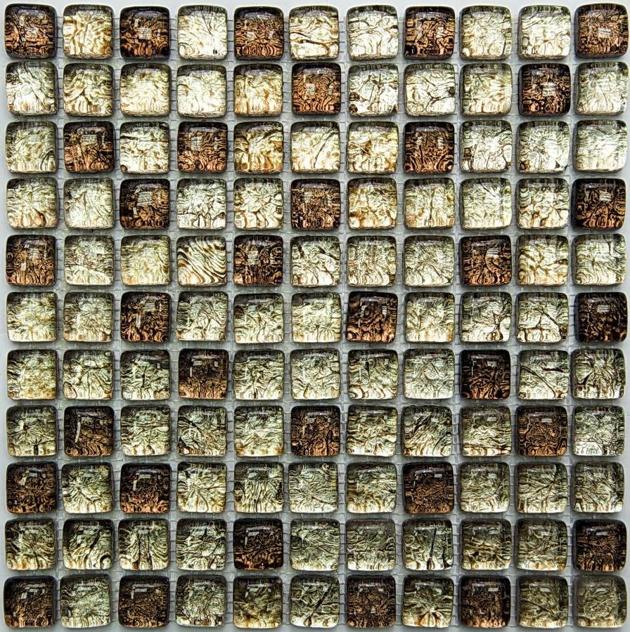 Мозаика S-833 стекло (30*30*8) 300*300 