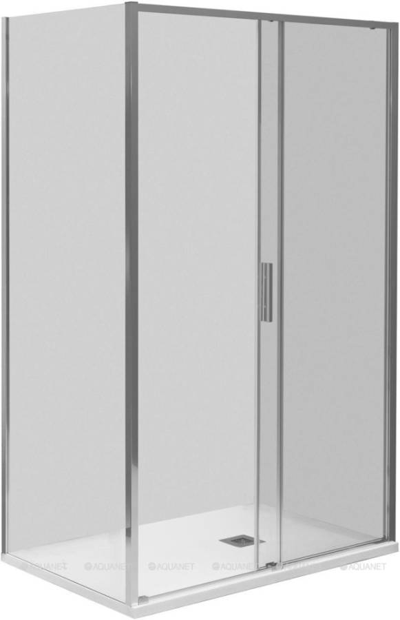 Душевая дверь Aquanet Pleasure Evo 120 AE65-N120-CT профиль хром, прозрачное стекло