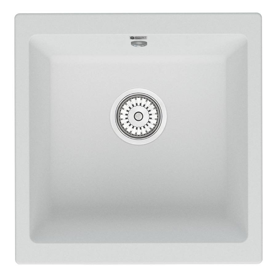 Мойка кухонная Point Бату 45 PN3008W, белый