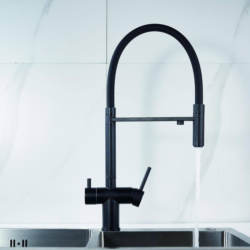 Смеситель для кухни с гибким изливом Shevanik S178 S178H