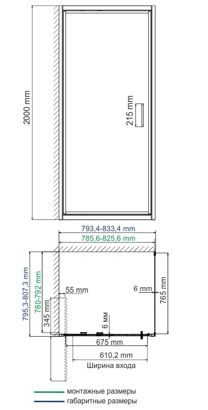 Salm 27I02 Душевой уголок Wasserkraft