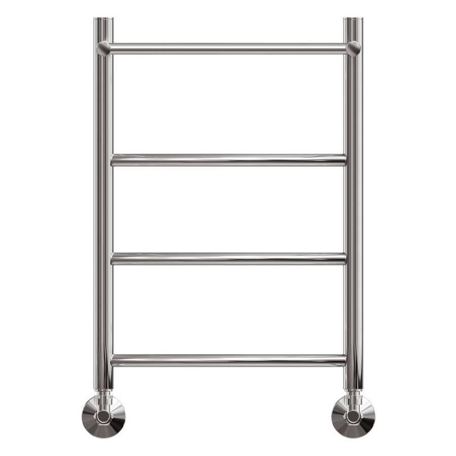 Полотенцесушитель водяной Point Афина PN04156P П3 500x600 с полкой, хром