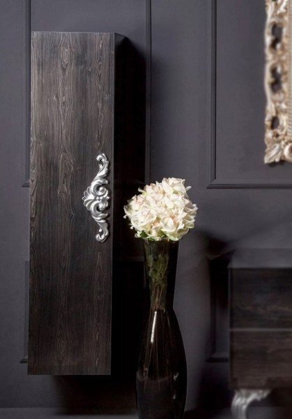 Шкаф-пенал NEO-ART BLACK WOOD 834-BW Boheme