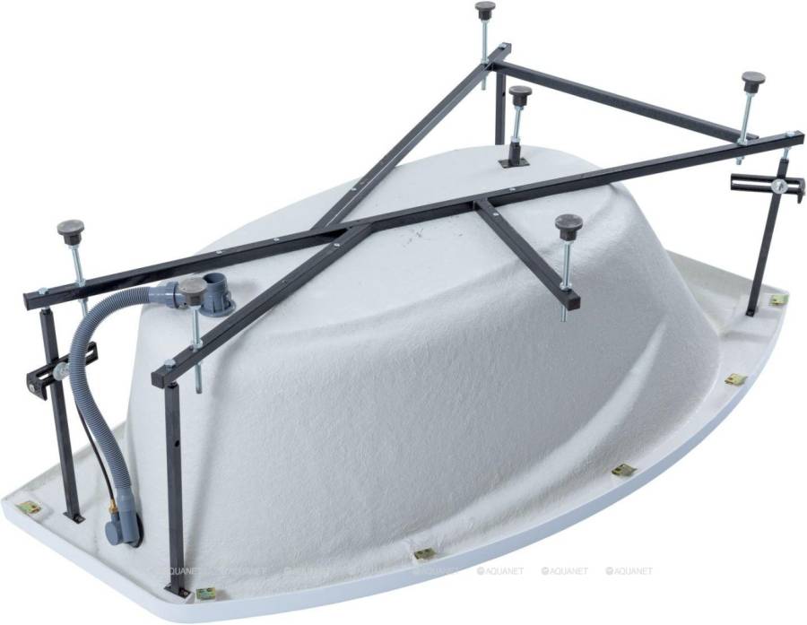 Акриловая ванна Aquanet Jersey 170x90 L (с каркасом)