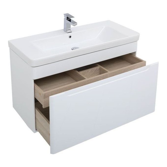 Тумба с раковиной Aquanet София 105 белый