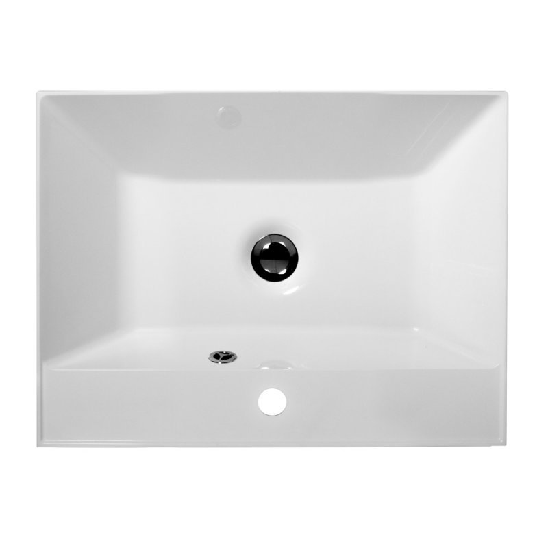 Тумба с раковиной подвесная  BelBagno AURORA 60 Rovere Nebrasca Nature, раковина белая