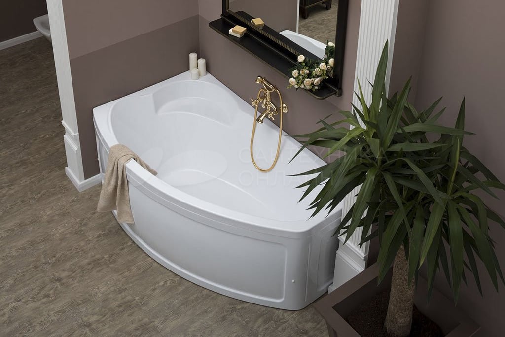 Акриловая ванна Aquanet Sofia 170x90 L (с каркасом)
