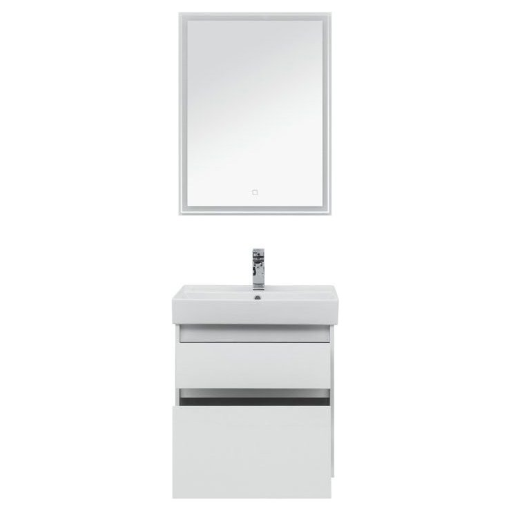 Мебель для ванной Aquanet Nova Lite 60 белый (2 ящика)