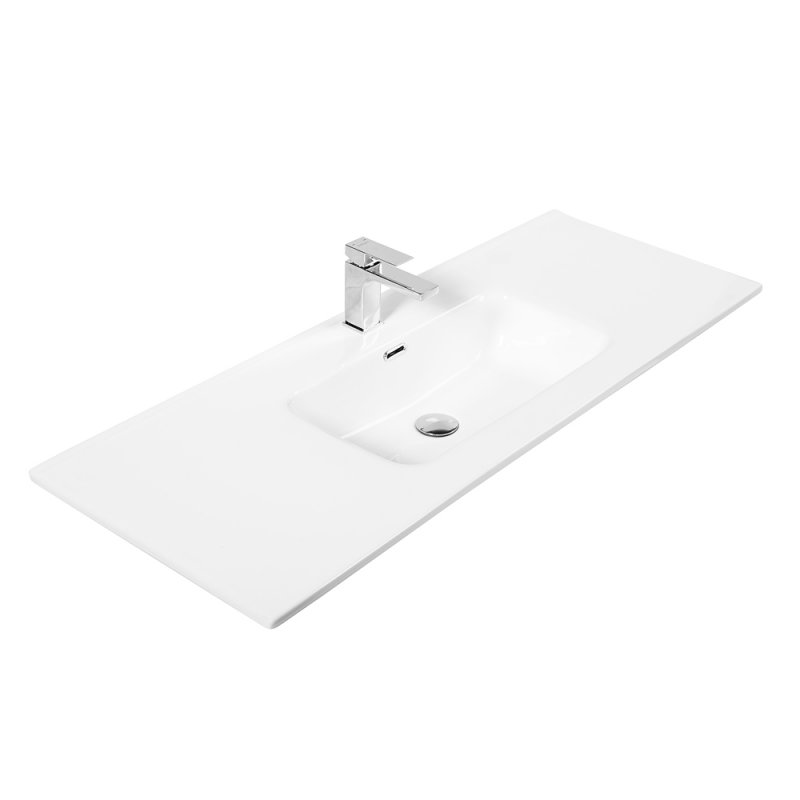 Тумба с раковиной подвесная BelBagno KRAFT 120 Pino Pasadena, раковина белая
