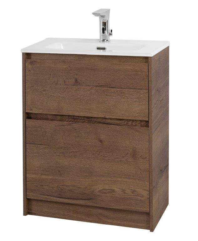 Тумба с раковиной напольная BelBagno KRAFT 39 70 Bianco Opaco, раковина белая