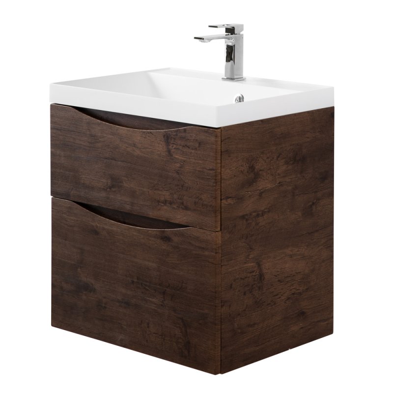 Тумба с раковиной подвесная BelBagno MARINO-H60 70 Bianco Lucido, раковина белая