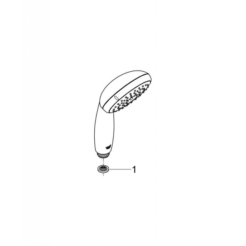 Душ ручной Grohe Tempesta New 100 28419002 хром