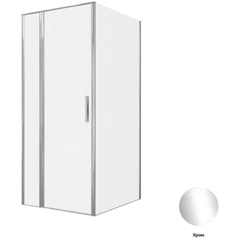 Душевой уголок Allen Brau Priority 90x100 3.31025.00 + 3.31046.00 хром