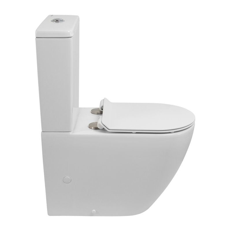SFERA-TOR Чаша унитаза безободкового, P-trap, смыв TORNADO BB2141CP-TOR