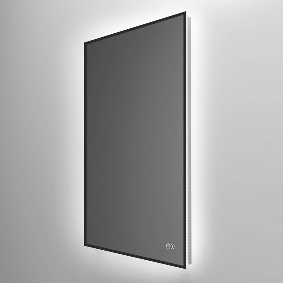 Зеркало LED VLM-3VN600B-2 600х800 c сенсорным выключателем и диммером, антизапотевание