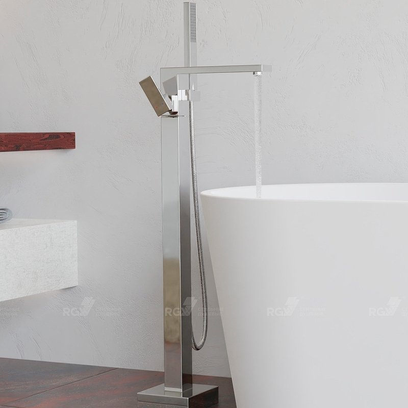 Смеситель для ванны RGW Shower Panels SP-350 511405350-01 Хром