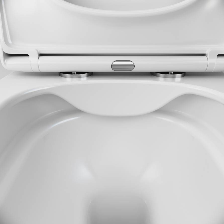 C701701SC Spirit V2.0 Square подвесной унитаз FlashClean с сиденьем микролифт