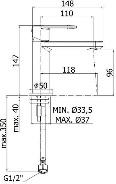 Смеситель для раковины Paffoni Candy CA071CR