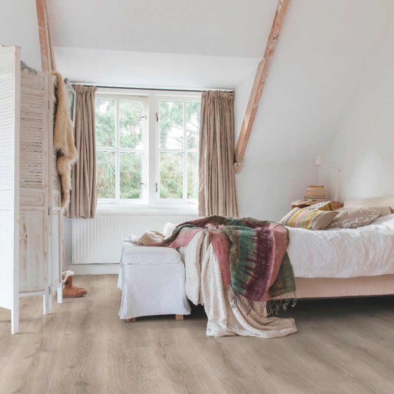 Ламинат Quick Step MAGESTIC MJ3552 Дуб пустынный шлифованный серый (9,5мм/32кл/2,952м2), м2