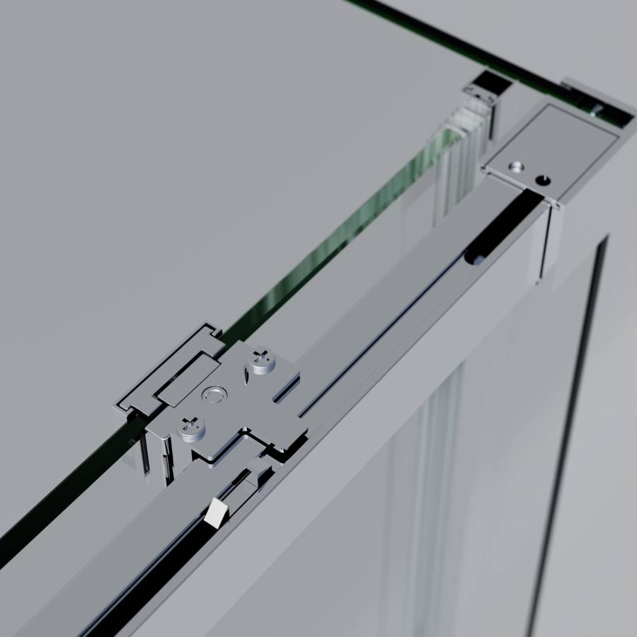 Душевой уголок Soft 2 VSR-3SO29013CL, 1300*900, хром, стекло прозрачное