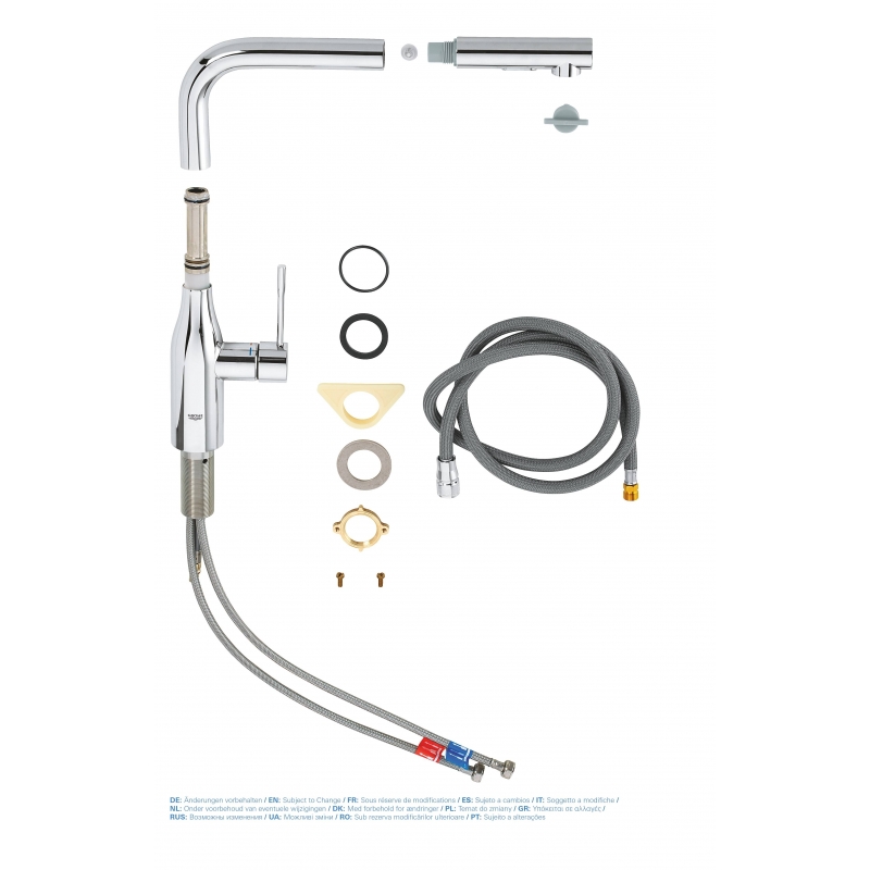 Смеситель для кухни Grohe Essence New 30270000 хром