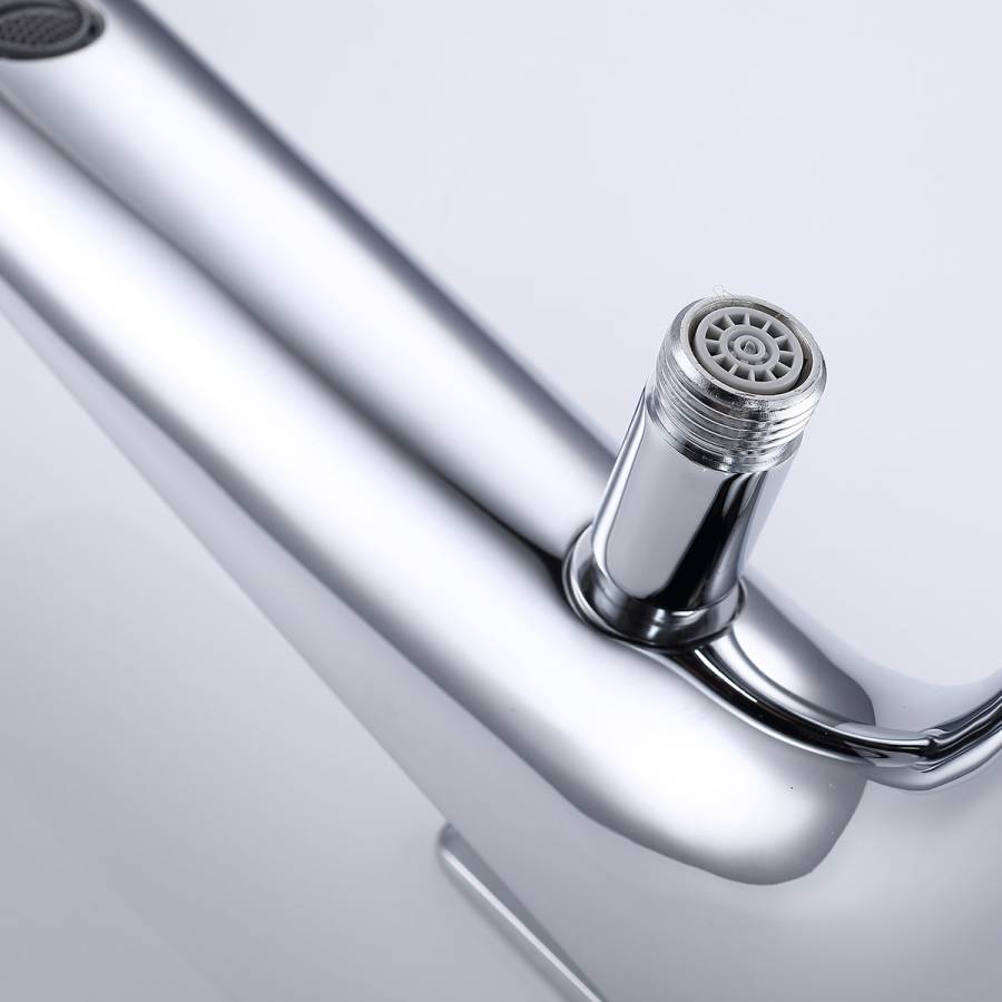 Смеситель для ванны напольный VTF-102CH однорычажный, хром