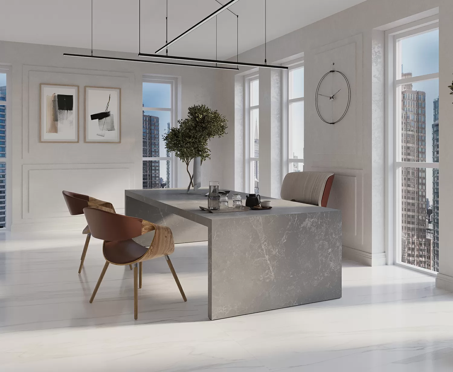 Керамогранит AGATA GREY 800х3200х12мм MATT