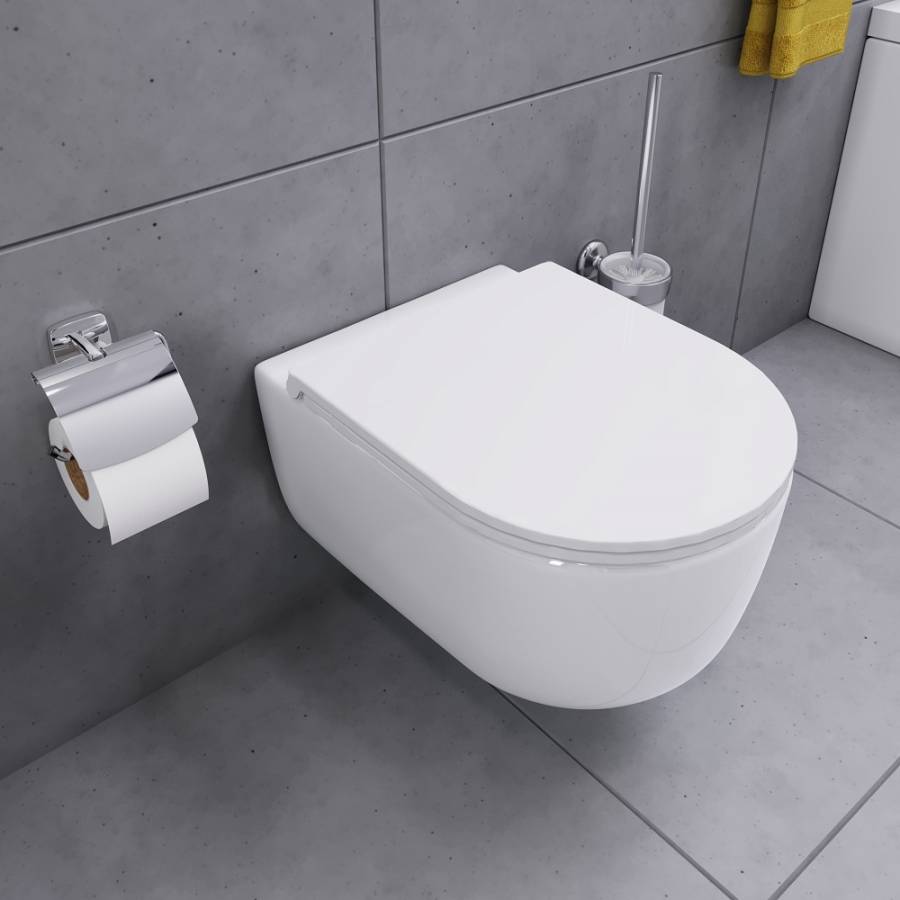 DX86C1800SC Sirius Унитаз подвесной безободковый с функцией биде с сиденьем микролифт