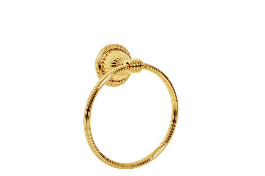 Держатель для полотенца (кругл.) HERMITAGE GOLD 10354 Boheme