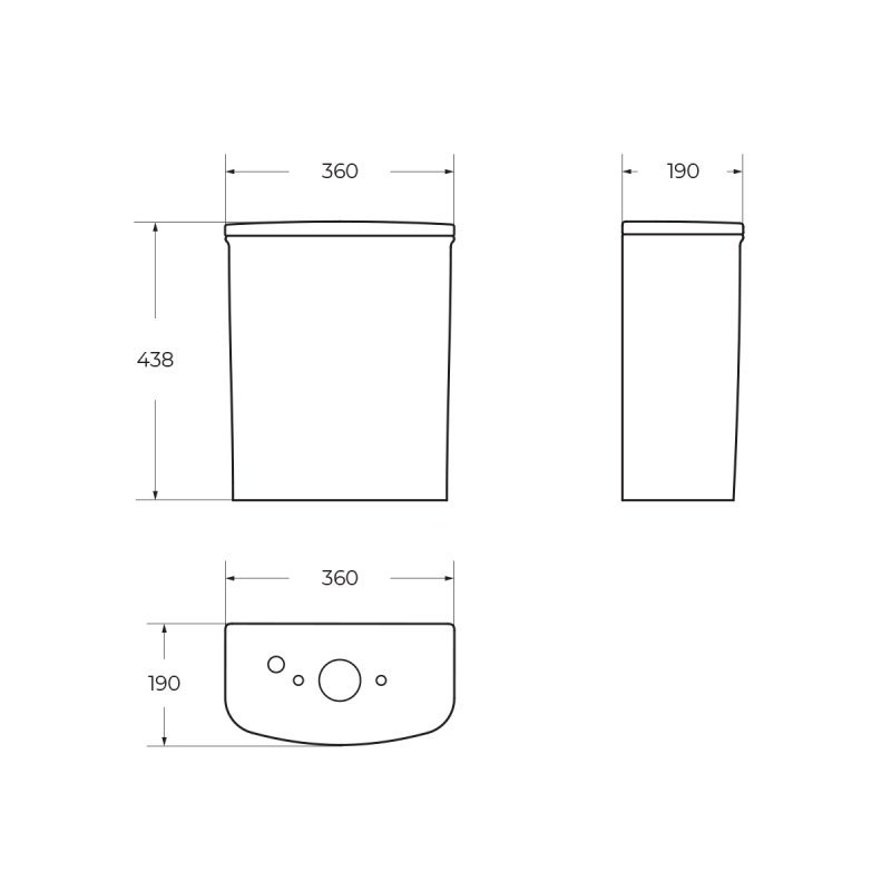 Чаша напольного унитаза BelBagno PRADO BB10150CP
