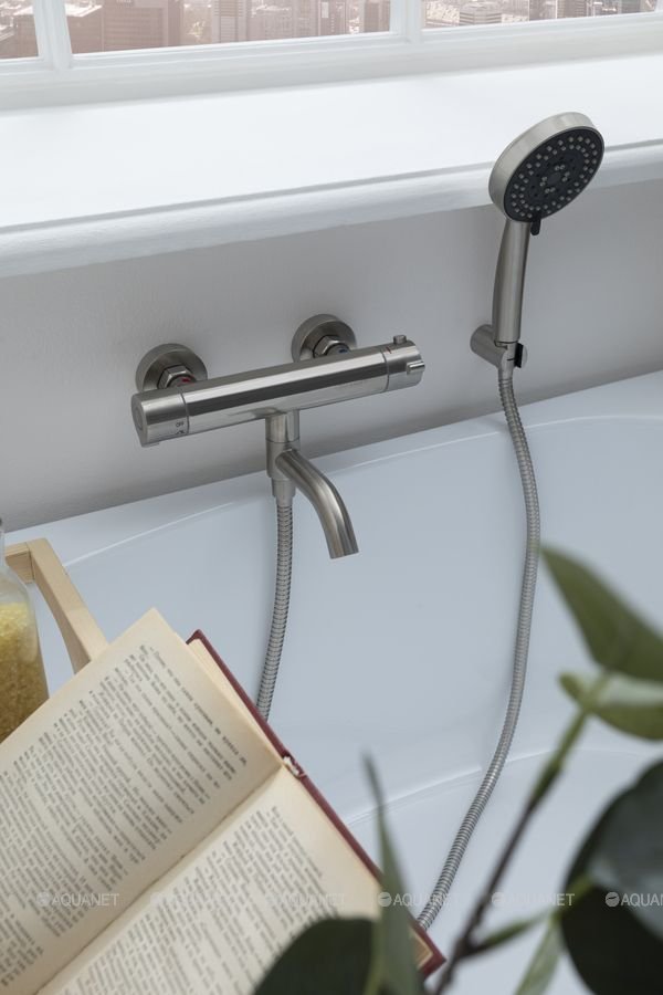 Смеситель для ванны с душем Aquanet Steel AF210-21TS