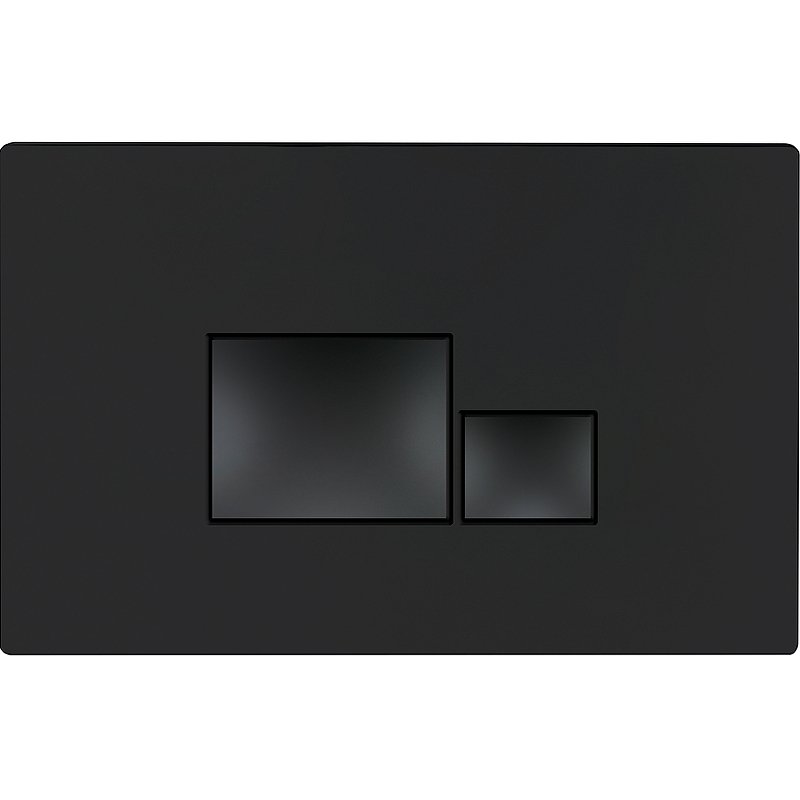 Кнопка смыва BB074NERO, чёрная матовая