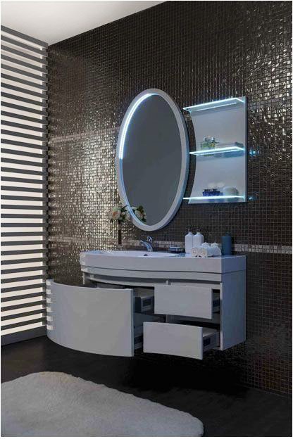 Зеркало Aquanet Опера L/R 70 белый с полкой