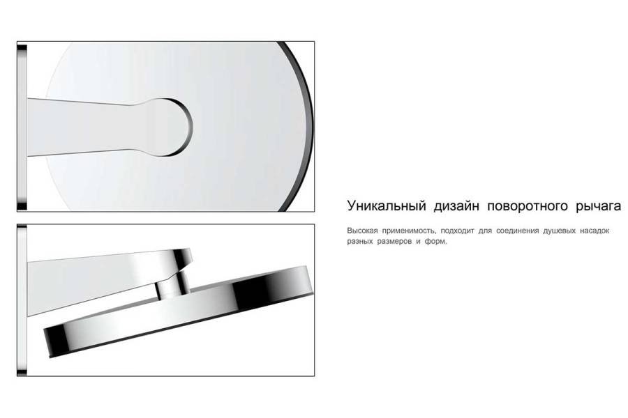 Душевой комплект Inspire VSFW-3I21MT3RCH встраиваемый, термостатический, двухрежимный, хром
