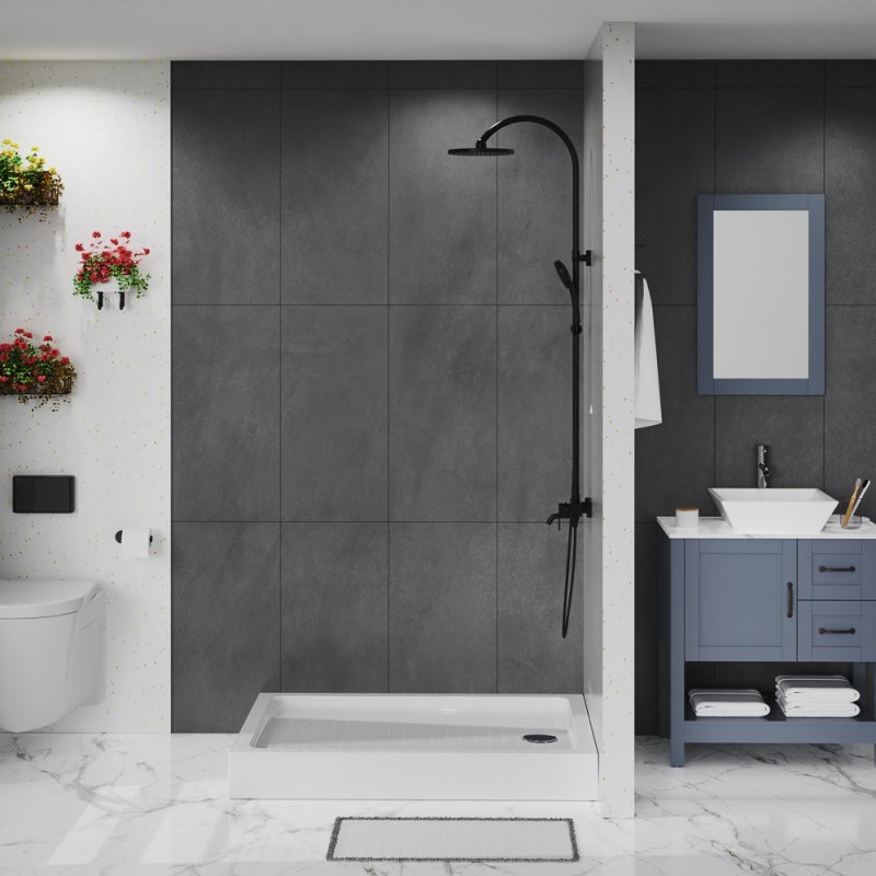 TRAY-BB-AH-120/100-15-W Акриловый поддон Размер, мм:1200x1000x150 