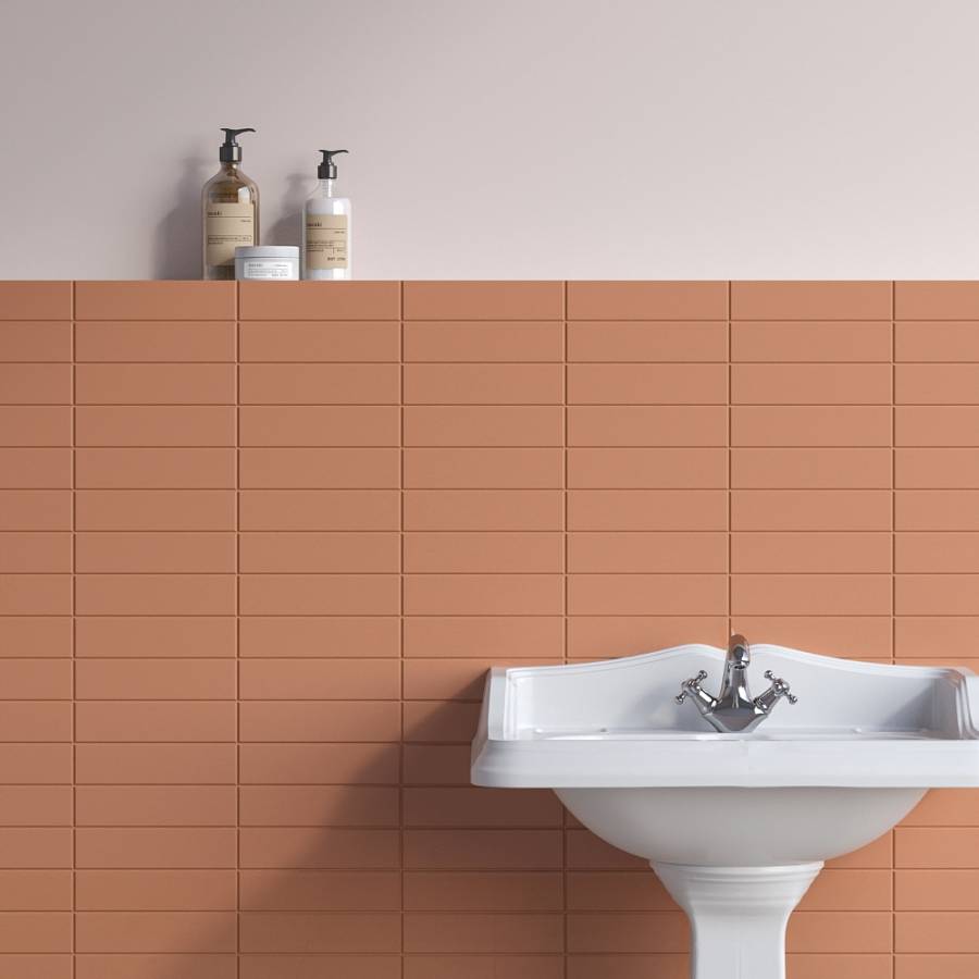 Плитка Flat Terracota 5х20