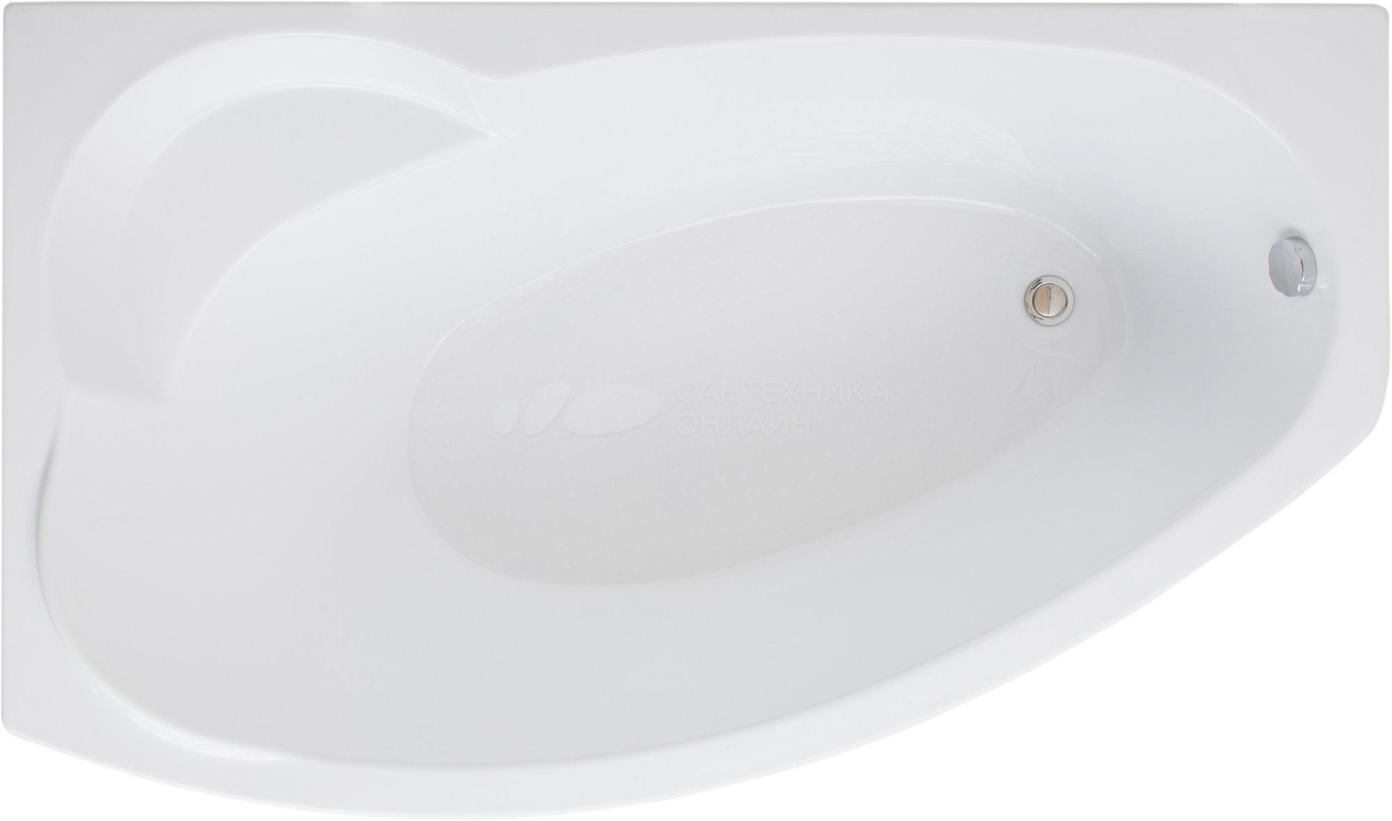 Акриловая ванна Aquanet Sofia 170x90 L (с каркасом)