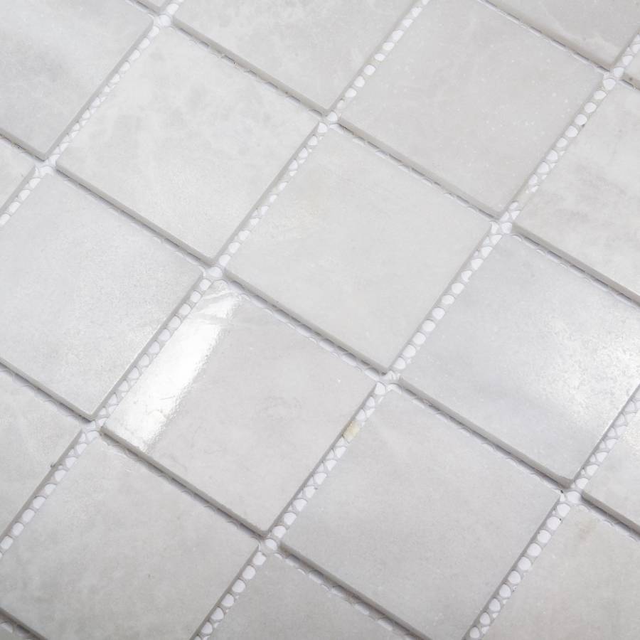 Мозаика натуральный мрамор WHITE POLISHED 48х48, Classic