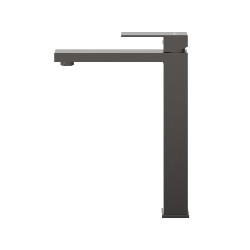 SLIDER-LC-IN-W0 Смеситель для накладной раковины однорычажный, без донного клапана, сатин