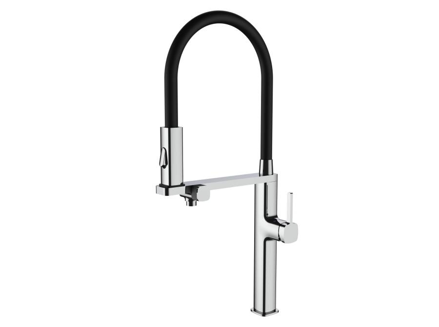 Смеситель для кухни Vincea VKF-119CH, хром