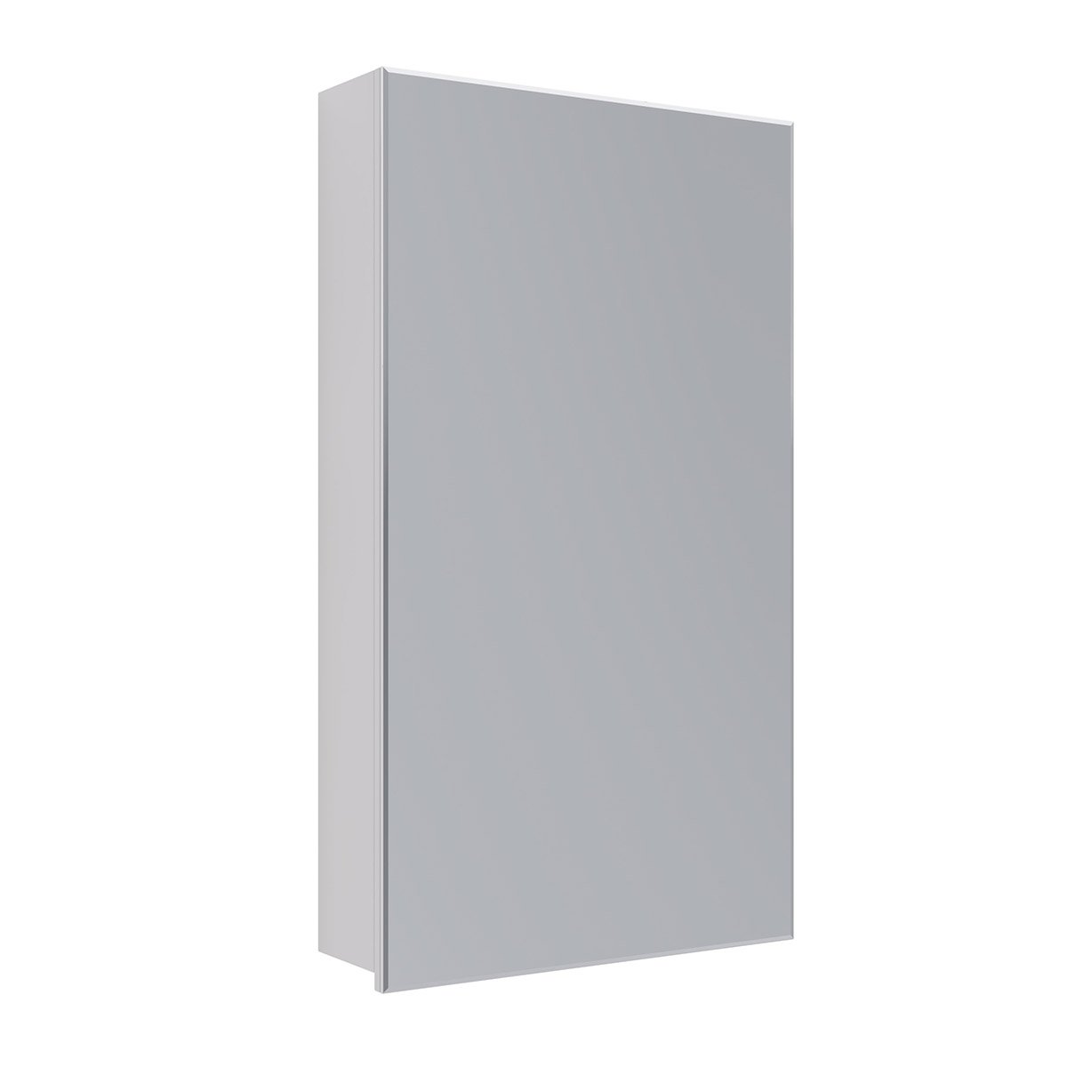 Шкаф зеркальный Lemark UNIVERSAL 45х80см 1 дверный, петли слева, цвет корпуса: Белый глянец